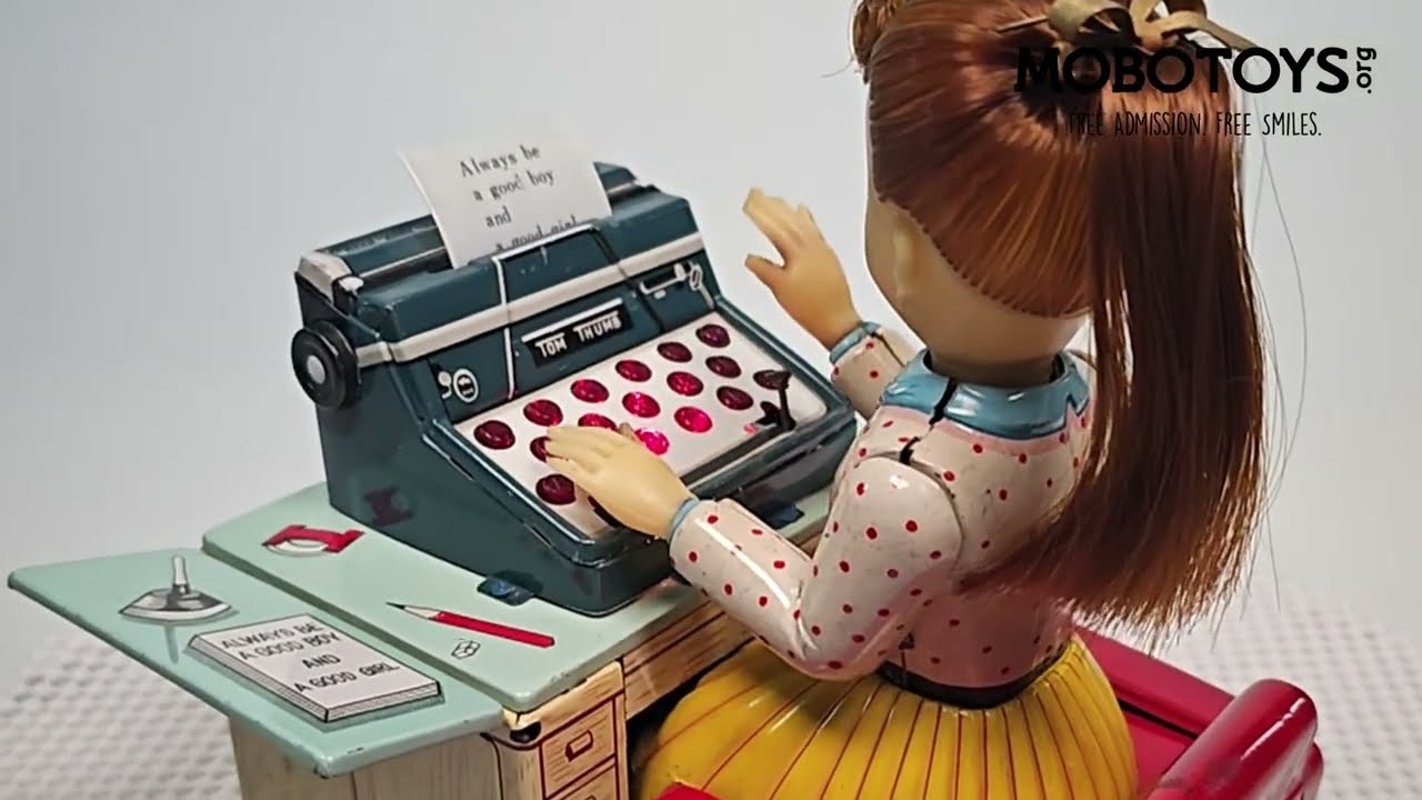 Be a Good Boy or Girl and Check Out This Vintage Toy - 1950s Busy Secretary!