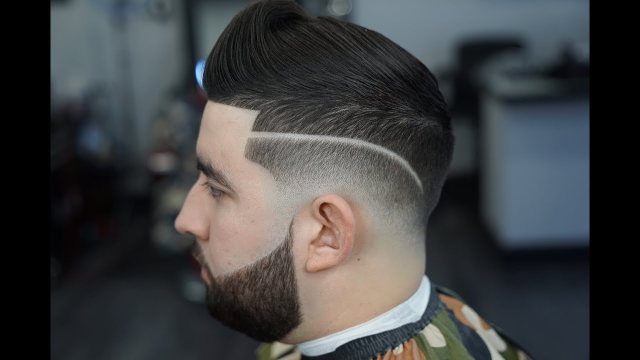 Drop Fade Tutorial | Side Part | Beard Line up!