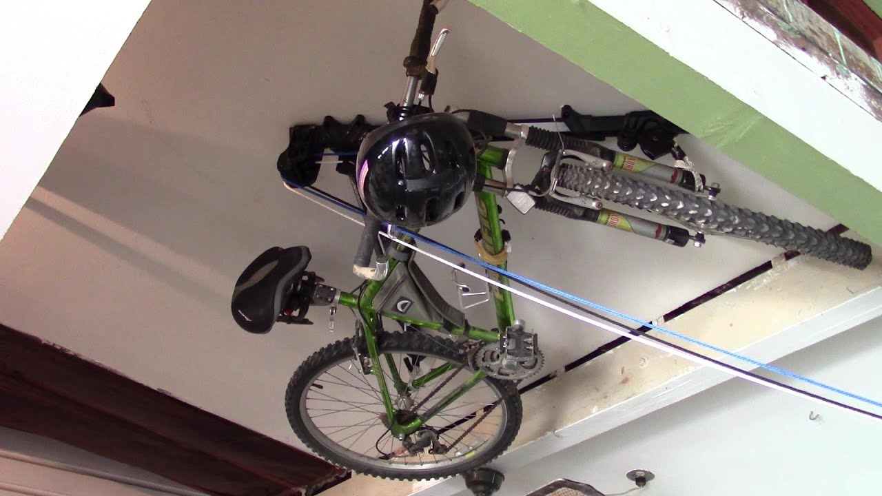Best Bicycle Storage Idea, floaterhoist installation