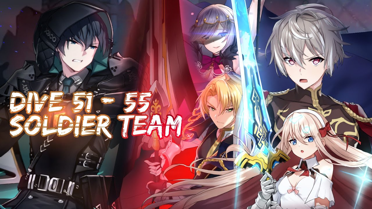 Counter:Side - Dive 51 - Dive 55 with Soldier Team