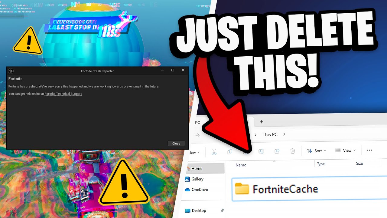 Как исправить сбои в Fortnite на ПК в главе 6! (Fortnite Crash Reporter Fix)