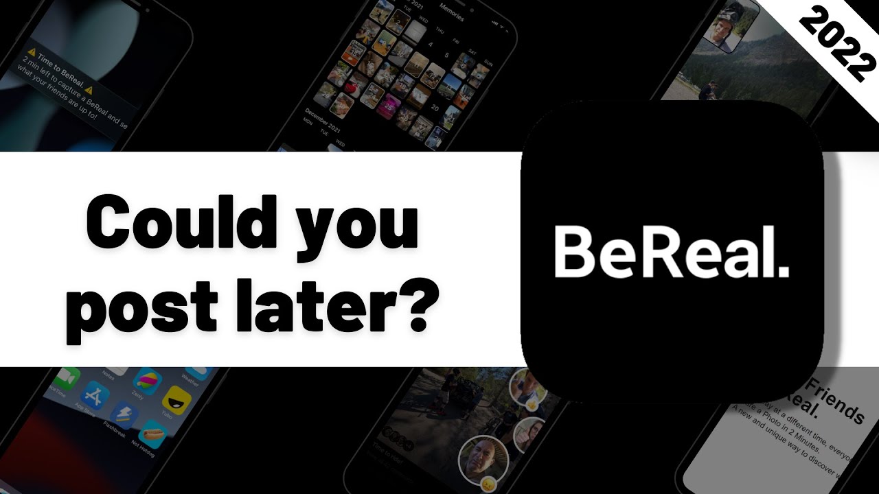 Could you post later on BeReal? | BeReal Tutorial 2022
