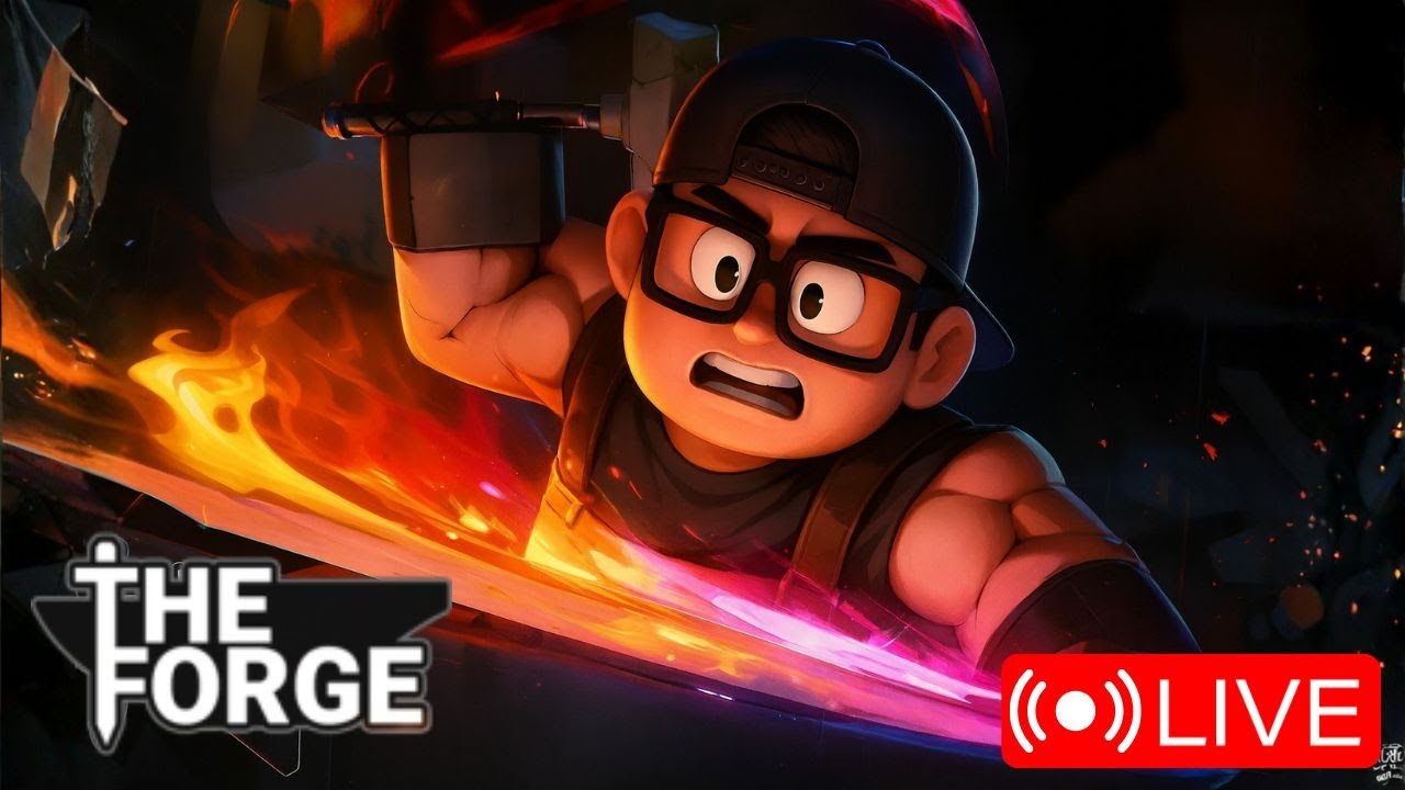🔴LIVE - SAATNYA AKU MENJADI PANDAI BESI TERHEBAT DI ROBLOX - THE FORGE