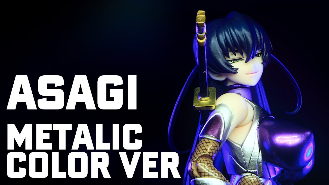 Second Axe - Taimanin Asagi Igawa -  (Metallic color Ver) Action figure review