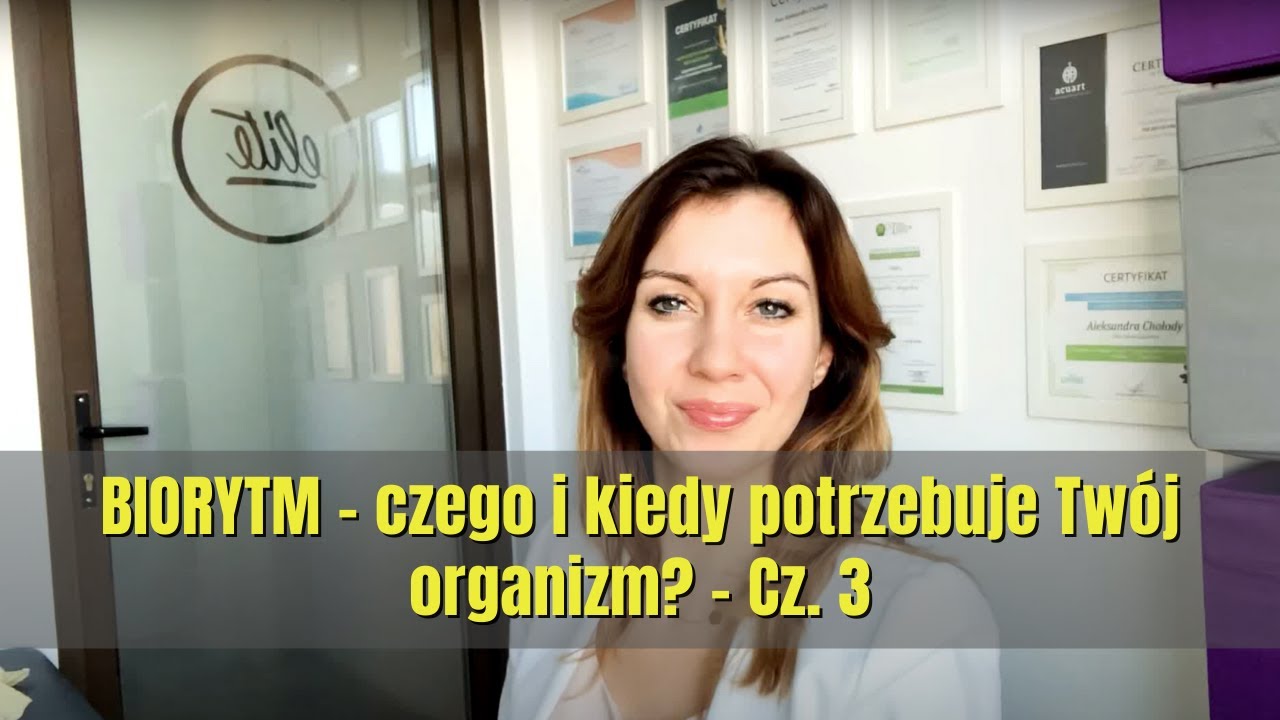 Cz. 3 - BIORYTM - czego i kiedy potrzebuje Tw&oacute;j organizm (godziny od 19:00 do 05:00)