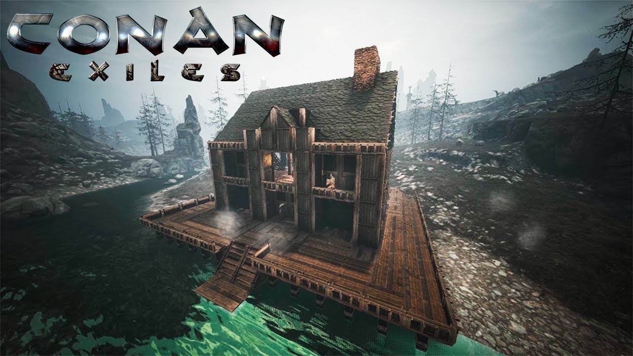 Conan Exiles - Building a Cabin (300%)