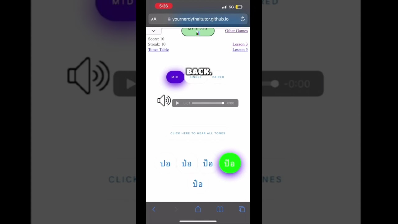 The best way to learn Thai tones