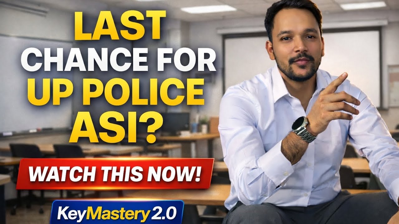 Last Chance for UP Police ASI? Watch This Now!