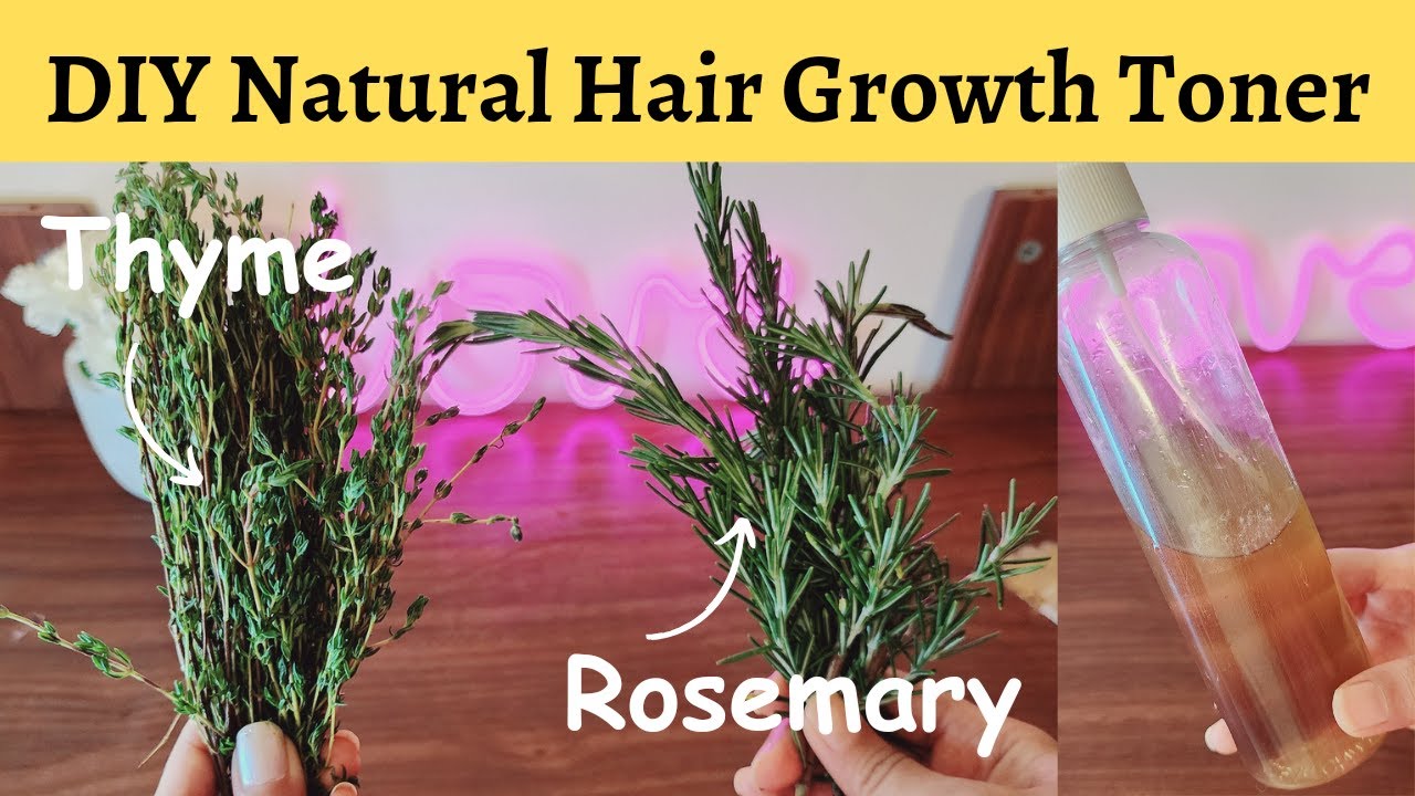 2 DIY Hair Growth Toner For Faster Hair Growth|Stop Hair Fall & Regrow Hair|Rosemary &Thyme Toner