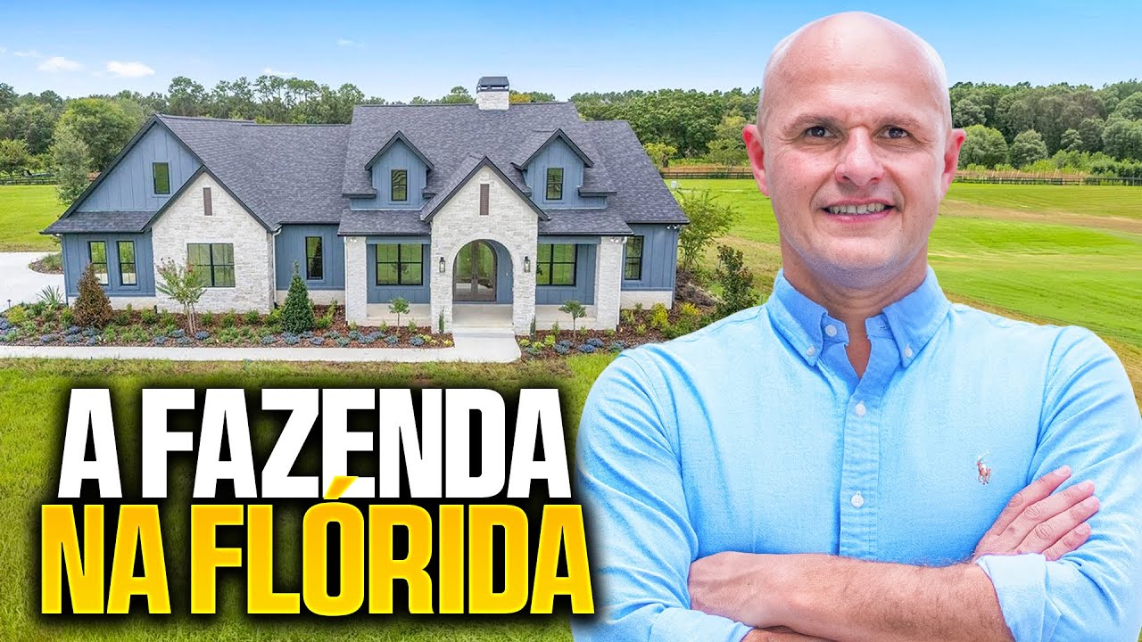 JÁ PENSOU EM MORAR OU TER EM UMA FAZENDA / HARAS NA FLORIDA, PRÓXIMO A ORLANDO E PARQUES DA DISNEY
