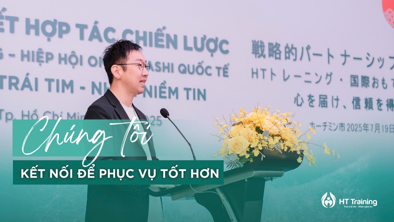 Mr Henry Matsuda - Giám Đốc Phát Triển Khu Vực Châu Á của Hiệp Hội Omotenashi Quốc Tế chia sẻ