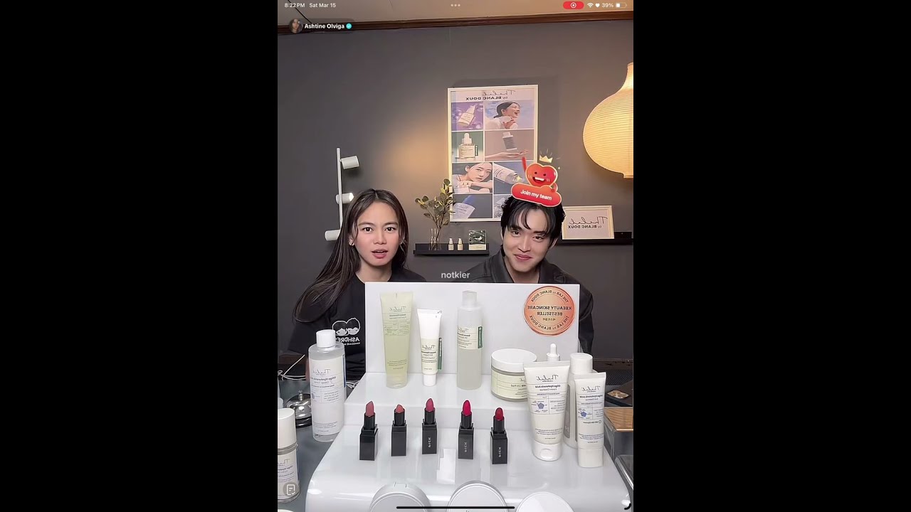Rabin Angeles and Ashtine Olviga Tiktok Live - March 15, 2025