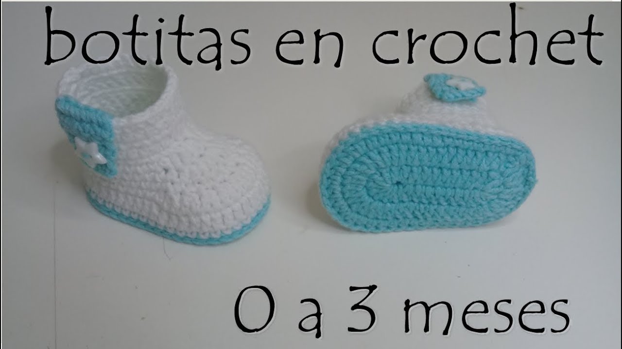 BOTITAS PARA BEBÉ EN CROCHET
