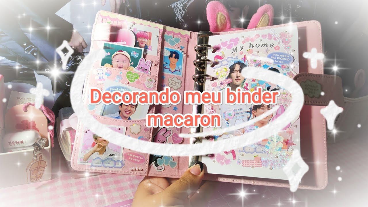 🌸Deco binder A6 macaron🌸