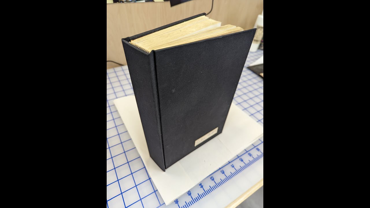 Polish Bible binding repair video