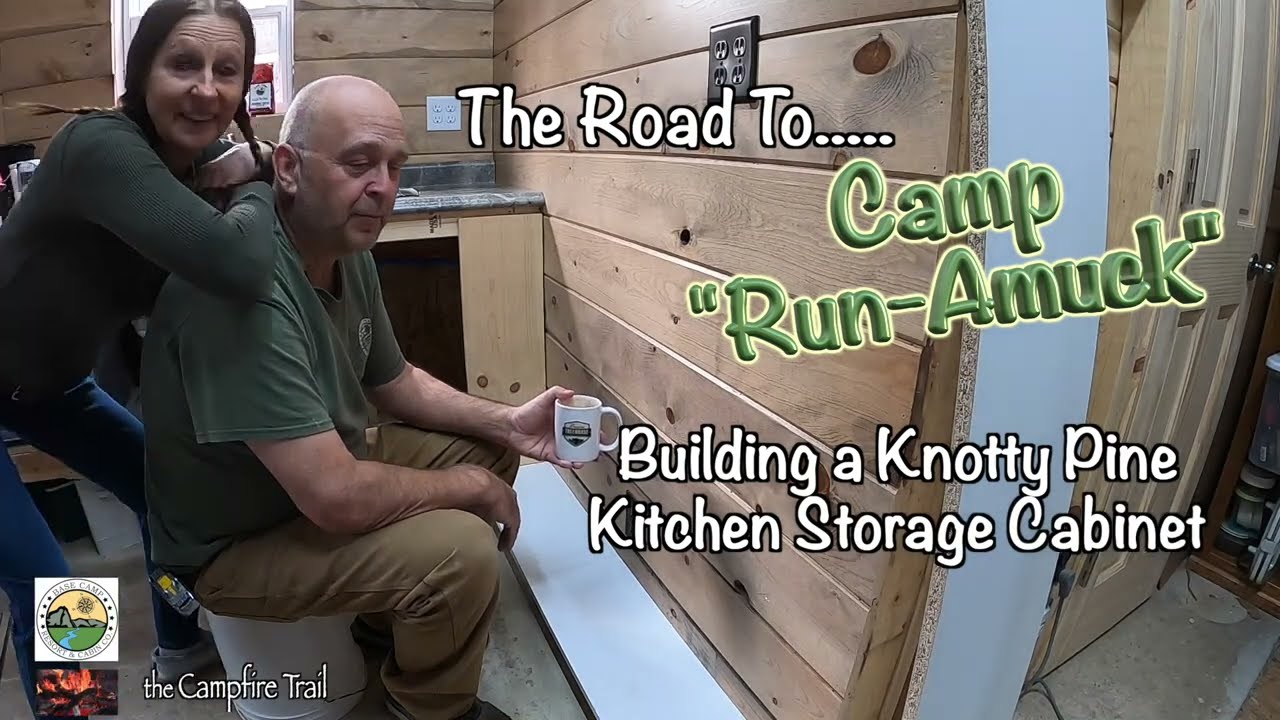 Kitchen Storage Cabinet Construction - Building Cabinets in our Backwoods Cabin