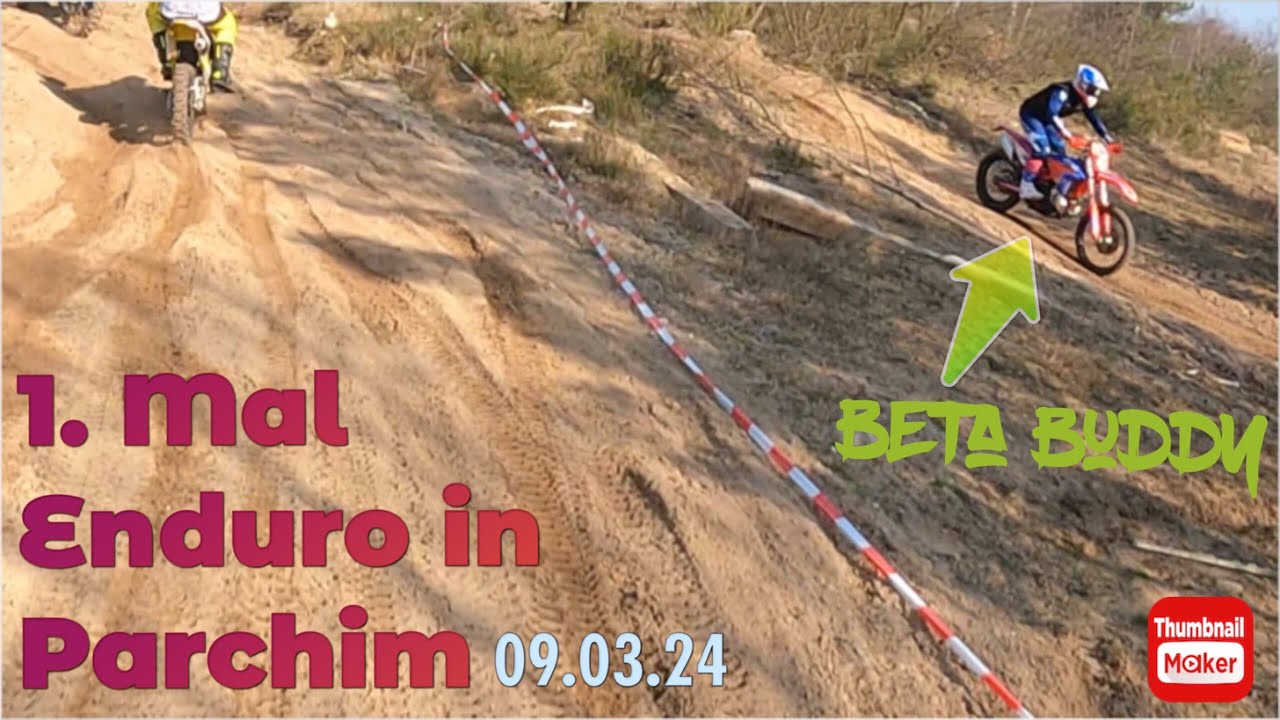 1. Mal Enduro fahren beim MC Parchim ( 1 ganze Runde ) #motovlog #beta