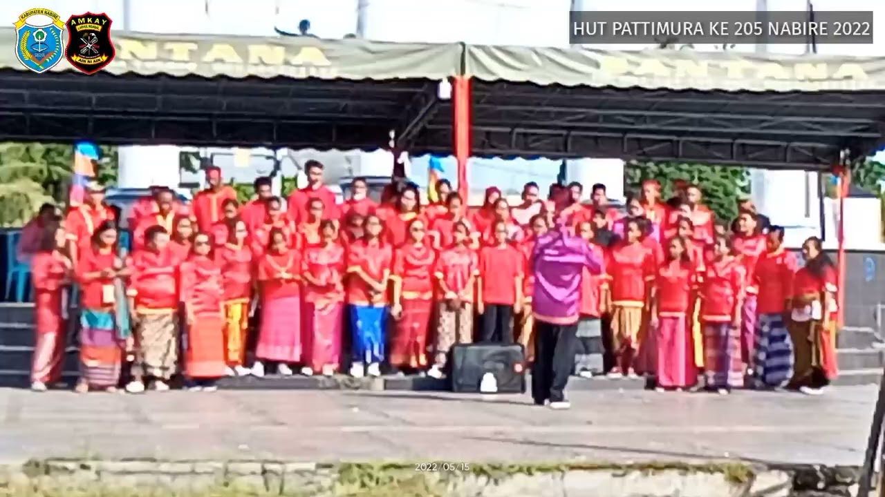 Sejarah Thomas Matulessy, Lirik + HD || HUT Pattimura Kabupaten Nabire 2022