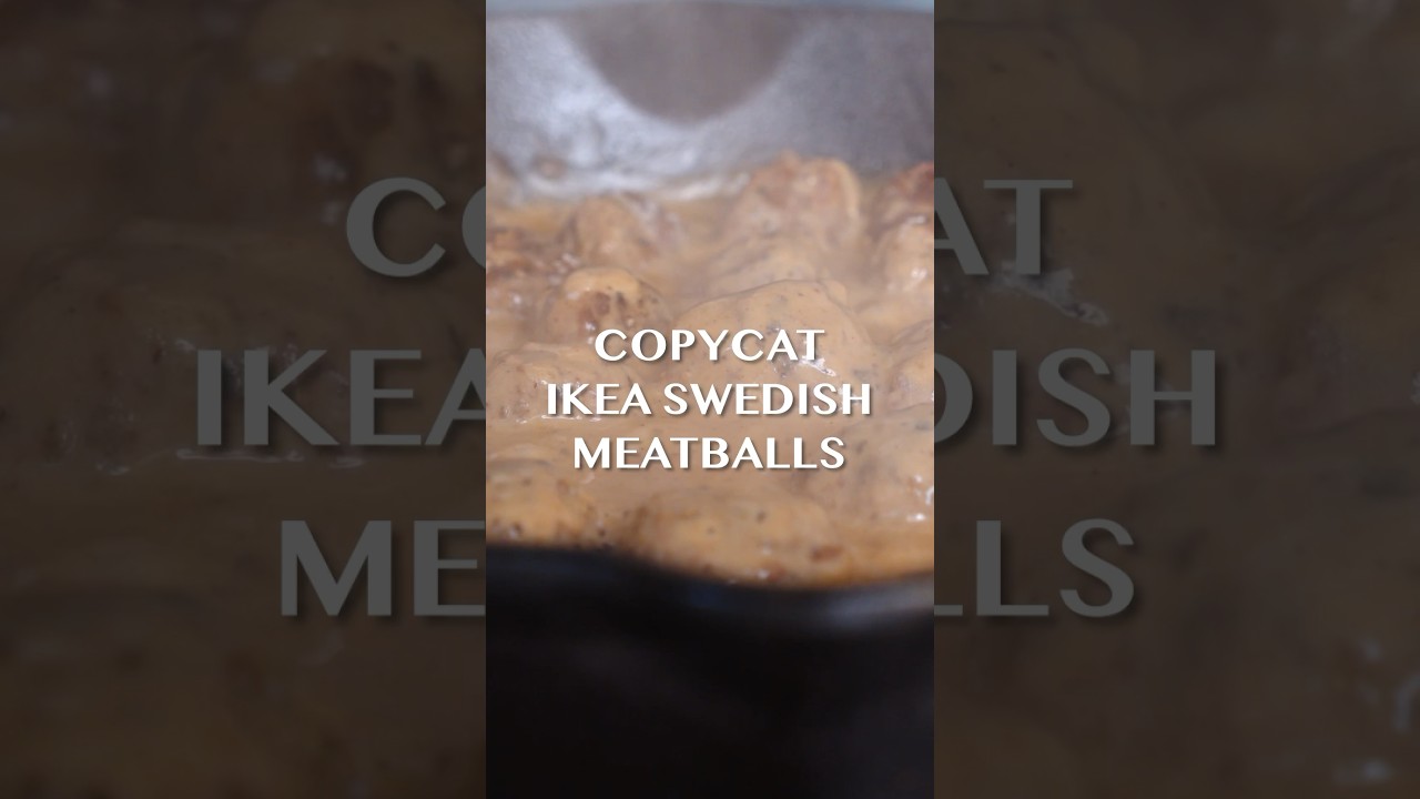 Copycat Ikea Swedish Meatballs- Better than the original 🫢 