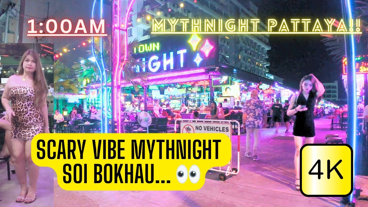 Walking Through MYTHNIGHT in Soi Buakhao Pattaya | Real Pattaya Nightlife 2025