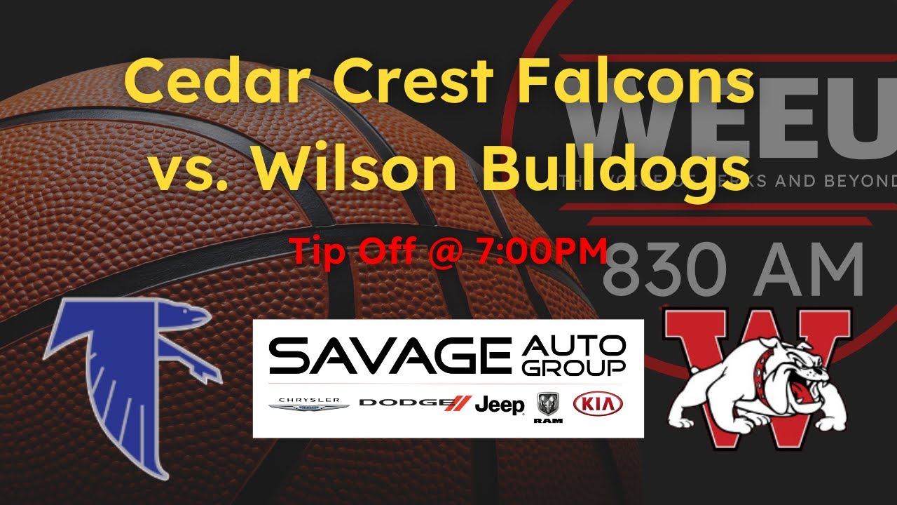 WEEU Sports Presents: Cedar Crest vs. Wilson