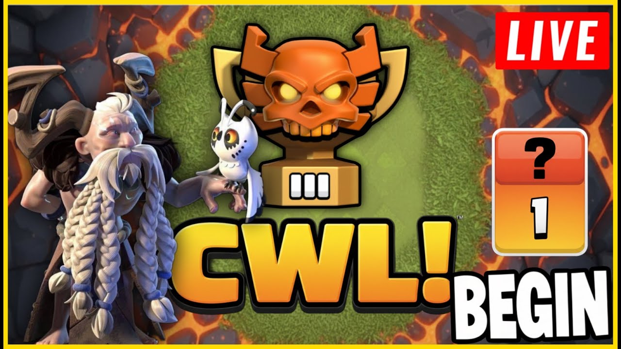 CWL LIVE | Day - 1 of CWL Road To Champ 2 BEGIN 🔥 Rank Battle Attack's | Base Visiting