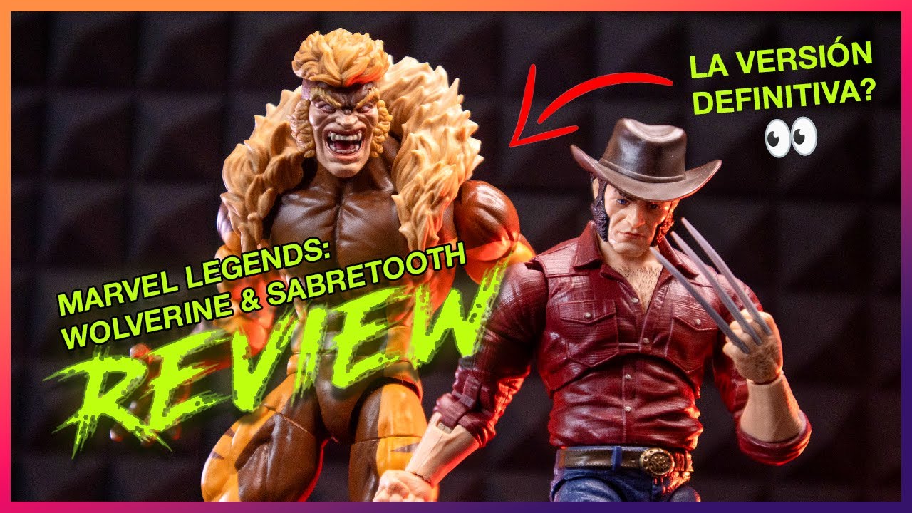 MARVEL LEGENDS: WOLVERINE & SABRETOOTH 50 ANIVERSARIO, EL MEJOR SABRETOOTH? 🤔 (RESEÑA EN ESPAÑOL)