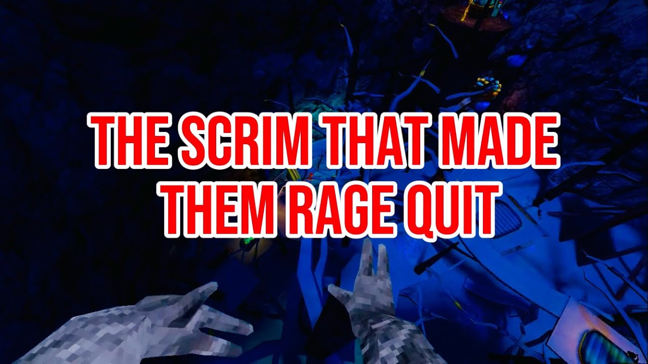 The scrim that made them RAGE QUIT
