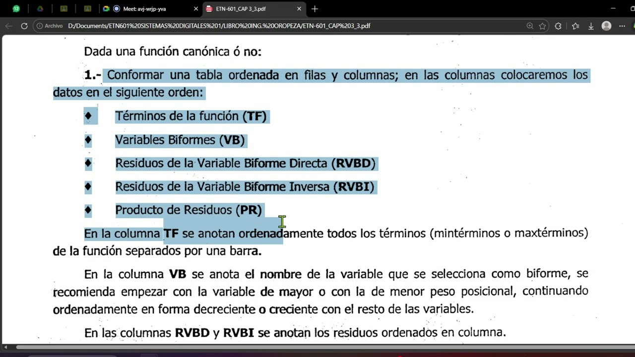 METODO VARIABLES BIFORMES pt1 CLASE 9 ETN601 12/3/26