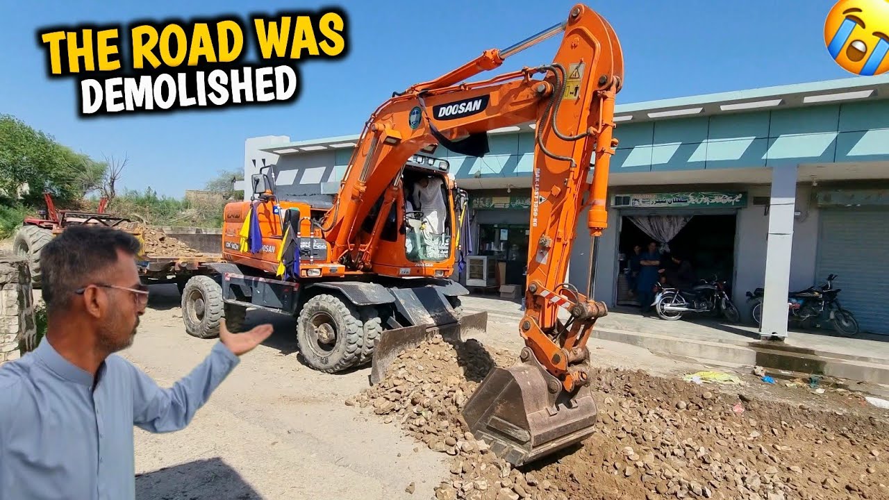 The Road Was Demolished Of Khadimabad Dadyal Azad Kashmir || Log Parshan || Road Tor Di Gai