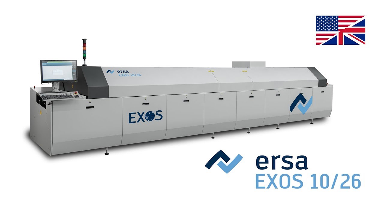 Ersa Reflow Soldering with vacuum – EXOS 10/26 – product video (English)