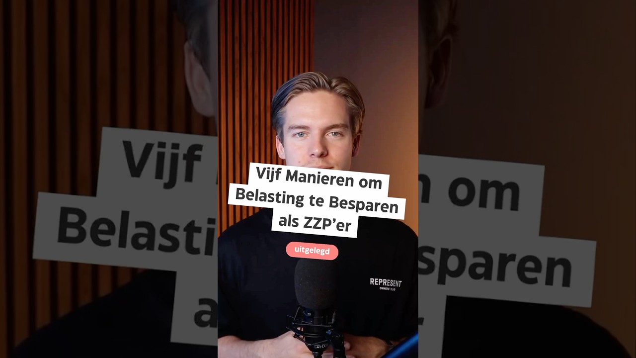 5 manieren om belasting te besparen als ZZP&rsquo;er