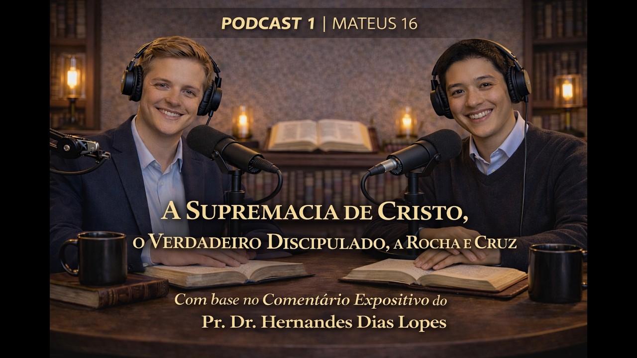 PODCAST 1 | MATEUS 16 - A Supremacia de Cristo, o Verdadeiro Discipulado, a Rocha e a Cruz