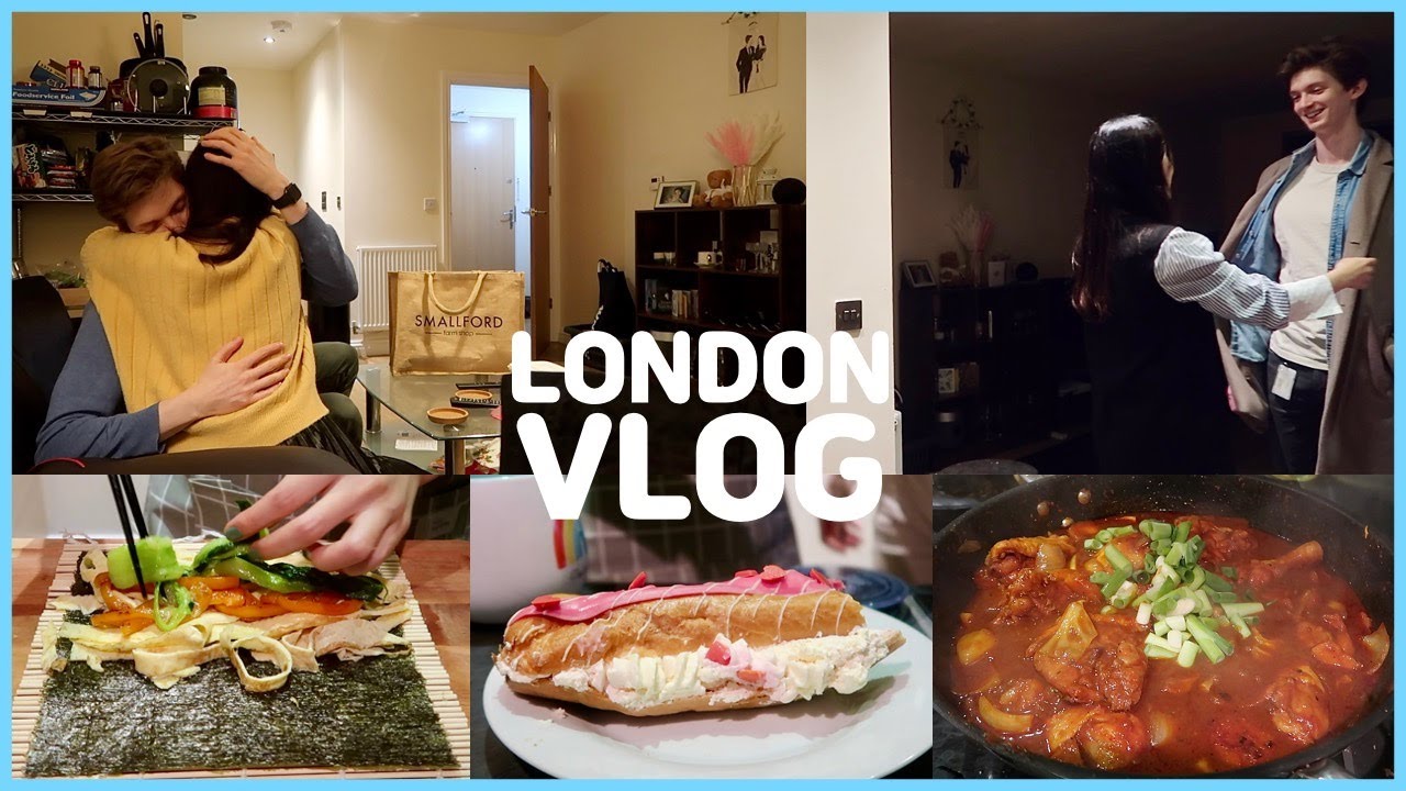 [🇬🇧#77]사고친 날💧신혼부부집에 초대, 춘천닭갈비 비법재료🥘 키토김밥, 평일일상 | 콩스터Kongster