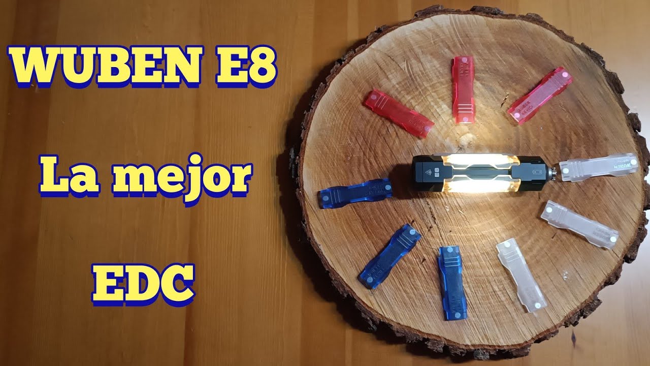 WUBEN E8 LA MEJOR EDC #edc #light #linternaedc #worklights #outdoors #tacticaledc #campo #bushcraft 
