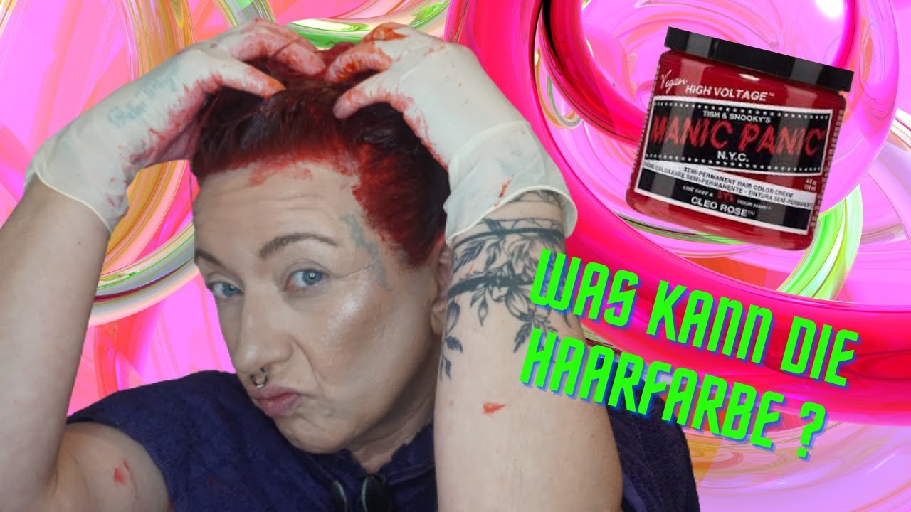 First Impression  Haare Färben Mit  Manic Panic 🤷‍♀️