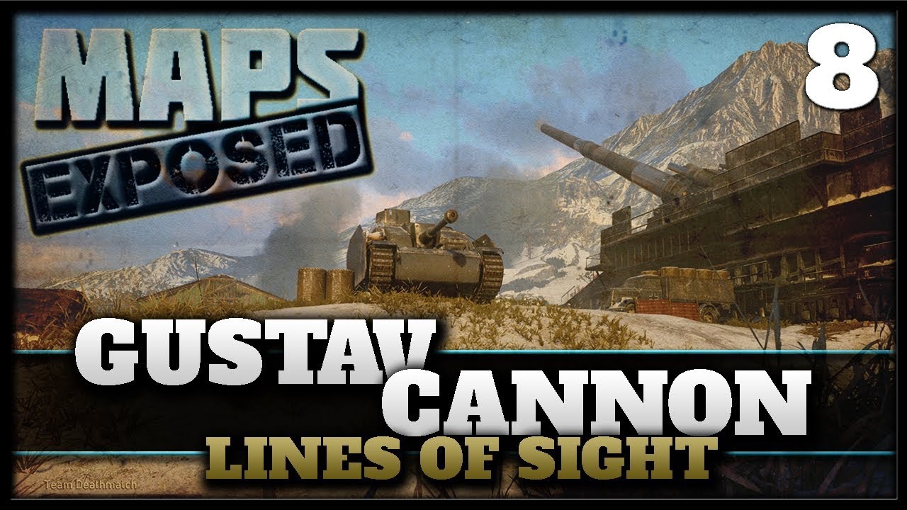 Gustav Cannon Lines of Sight & Secret Spots! | Cod WW2 Maps Exposed #8