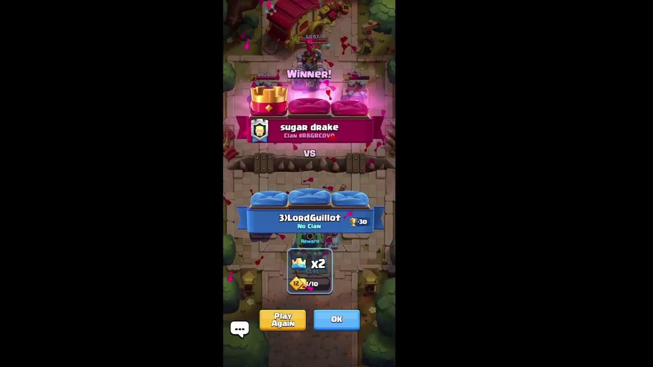 First Clash Royale transmision