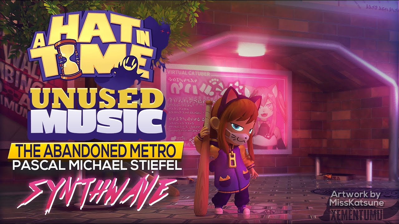 A Hat in Time Unused Music OST [Nyakuza Metro] - The Abandoned Metro🚇 (SYNTHWAVE)