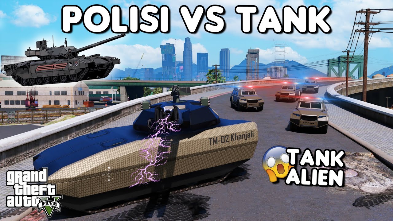 MISI EPIC PERAMPOKAN PAKE TANK KEMATIAN - GTA 5 ROLEPLAY