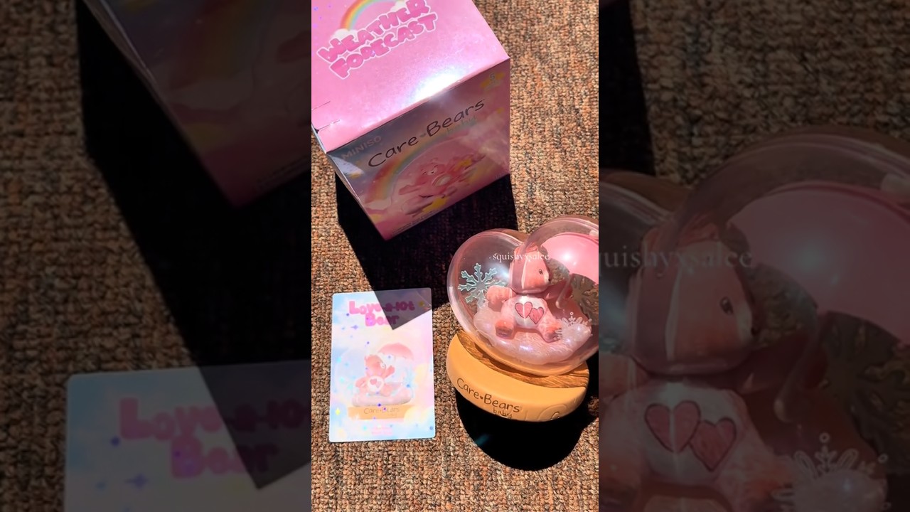 Care Bears Blind Box💗 from Miniso #minisoidrekomen #carebears #love #fyp #cute #toys #pink #blindbox