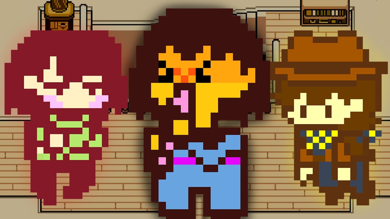 Undertale, mas Frisk é esquizofrênica