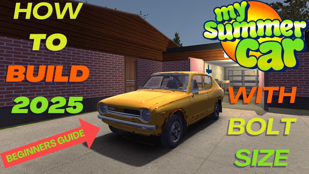 My Summer Car - How To Build Car 2025 Tutorial With Bolt Size [FULL TUTORIAL] [IN-DEPTH] 