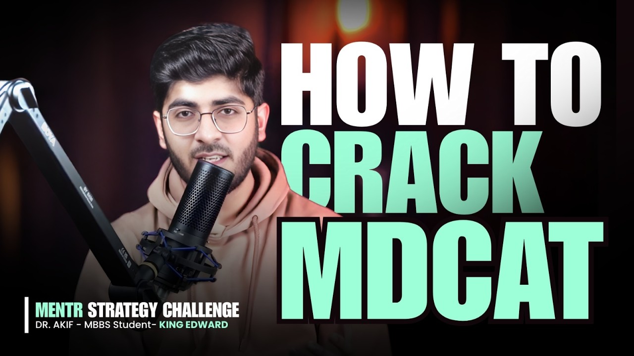 How to crack MDCAT smarty (Complete Strategy) | Mentr Mdcat Strategy Challenge | Ep. 1