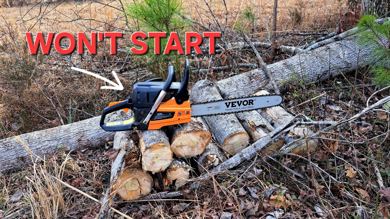 VEVOR 58cc Chainsaw won't start? | WATCH THIS!  