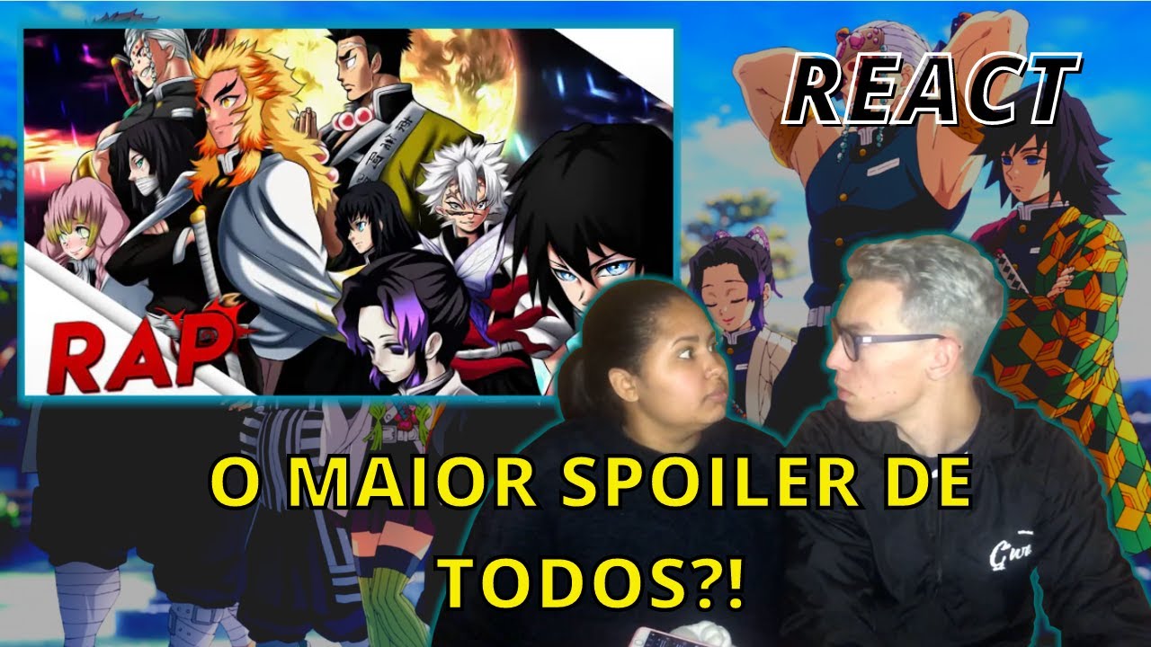 Rap dos Hashiras (Demon Slayer: Kimetsu no Yaiba) | Sting [REACT EM CASAL]💥