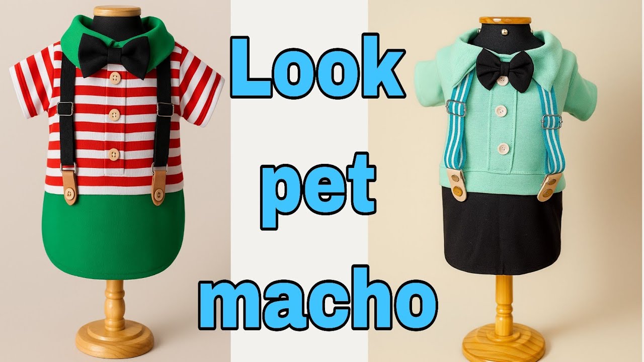  Elfo Chic/ look Natal com suspensório/ Molde na descrição 