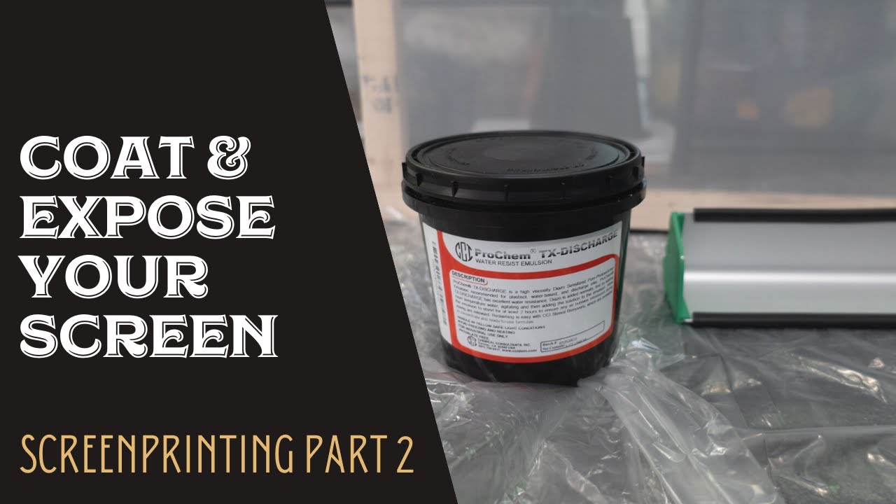 DIY Screenprinting - Coating and Exposing your Screen