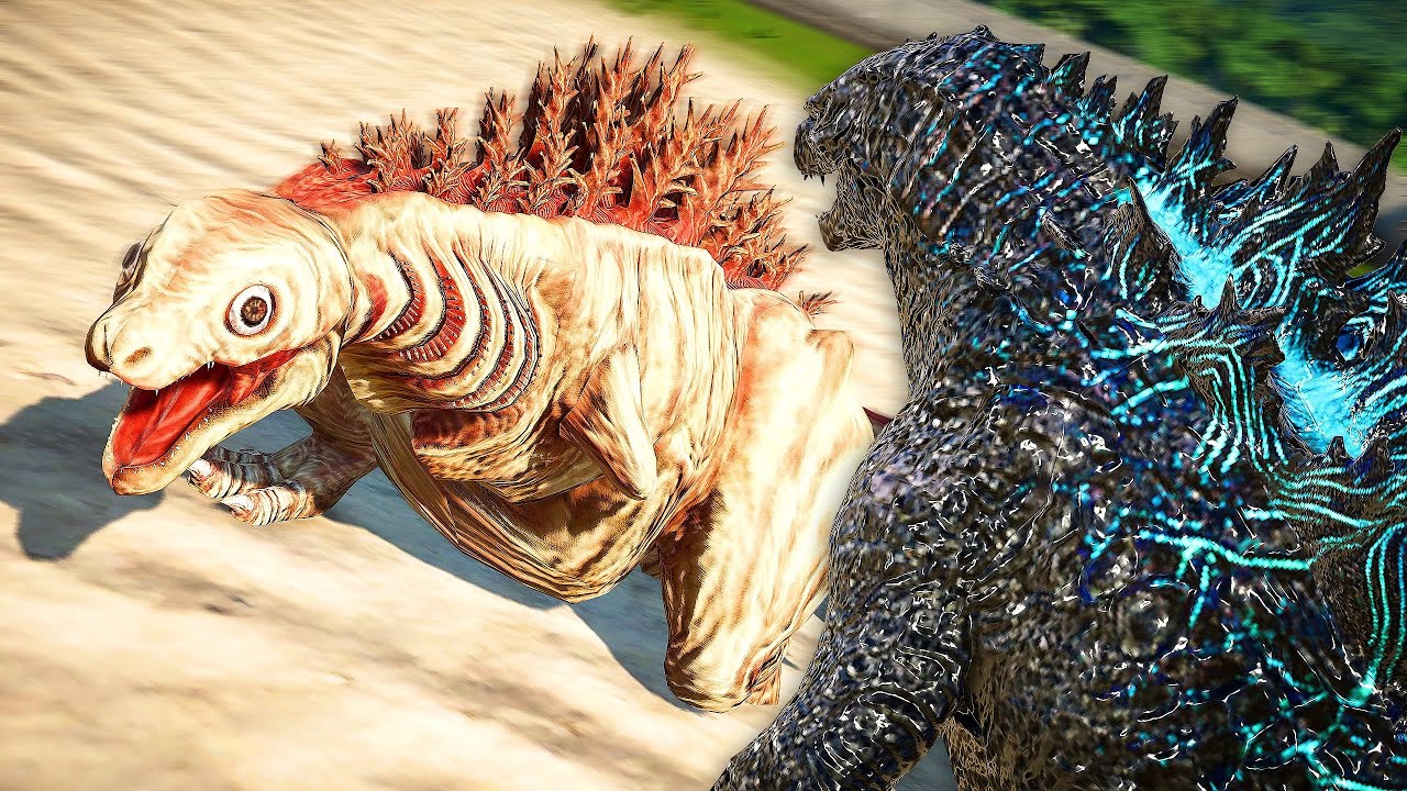 SHIN GODZILLA 2 vs GODZILLA 2021!! - Jurassic World Evolution (蒲田くん / ゴジラ Legendary mod)