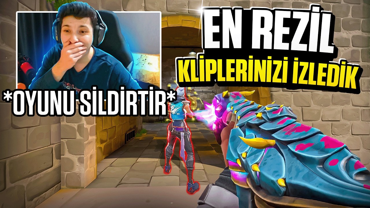 SİZİN EN REZİL VALORANT KLİPLERİNİZİ İZLEYİP TROLLEDİM! (OYUNU SİLDİRTİR)